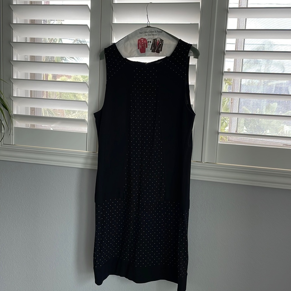 Black dress with polka dots - Ann Taylor